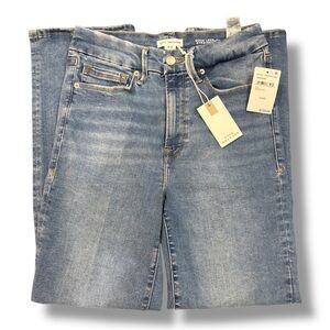 Good American Light Blue High-Rise Slim Jeans 6-12/B